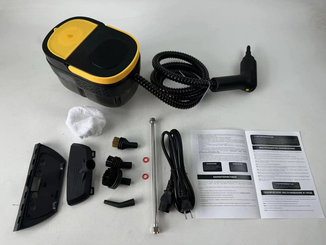 Handheld Steam Cleaner 2500W – Portable High Pressure Cleaner for Kitchen, Home, Grout &amp; Car