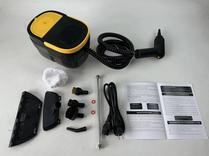 Handheld Steam Cleaner 2500W – Portable High Pressure Cleaner for Kitchen, Home, Grout &amp; Car