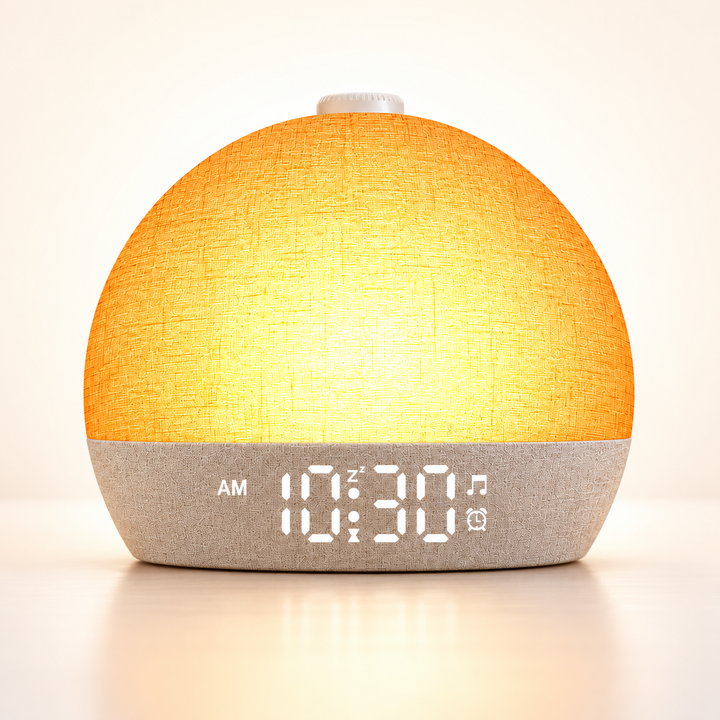 Sunrise Alarm Clock – Wake-Up Light with 30 White Noise Sounds and RGB Night Light